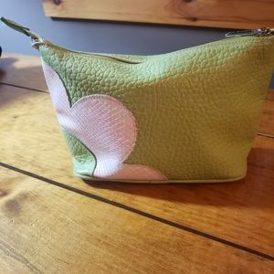 Cecconi Piero Makeup Bag Genuine Leather Made in Italy